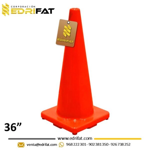 Cono de Seguridad PVC 36″ Importado
