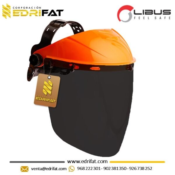 Protección Facial Modelo Burbuja Oscuro Libus