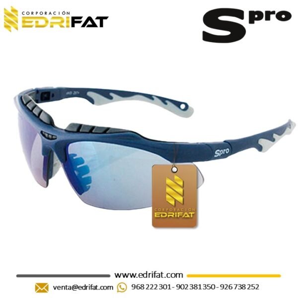 lentes de seguridad modelo Revo Azul Spro