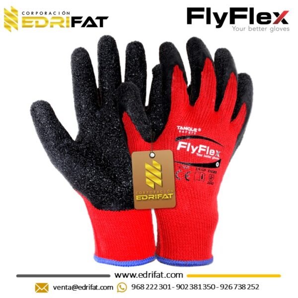 Guantes de Seguridad Anticorte Rojo FlyFlex