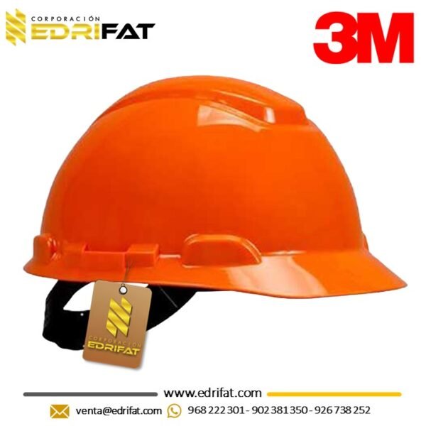 Casco de seguridad H700 Anaranjado 3M