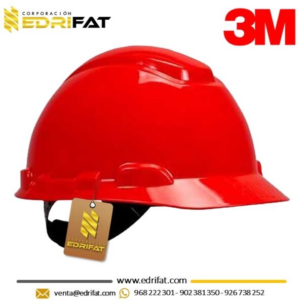 Casco de seguridad H700 Rojo 3M