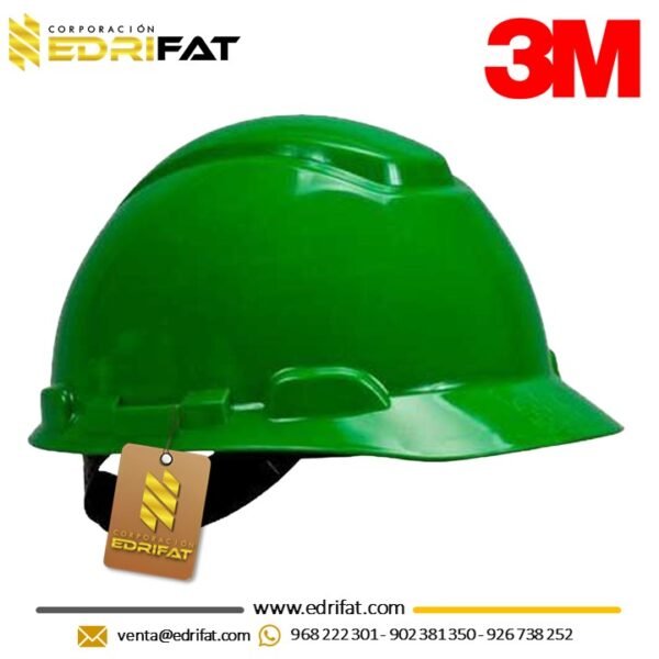 Casco de seguridad H700 Verde 3M