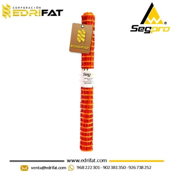 Malla de Seguridad Color Naranja Segpro
