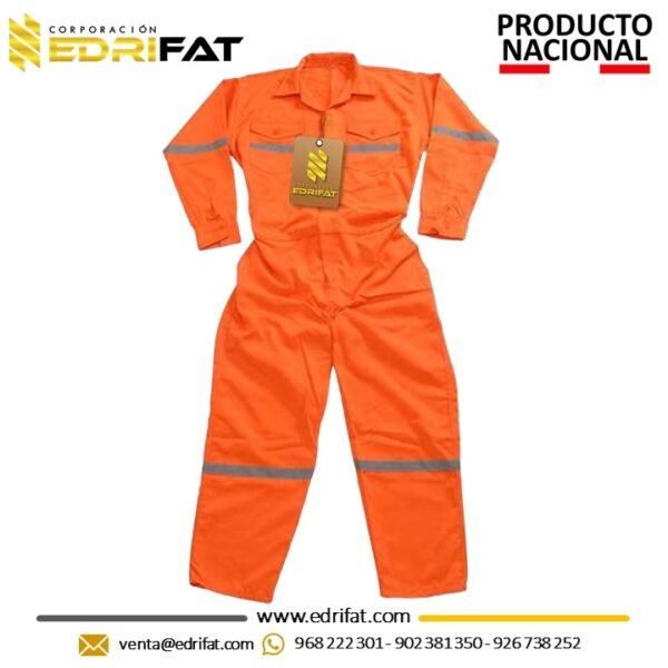 Overol de Seguridad Drill tecnologia Anaranjado