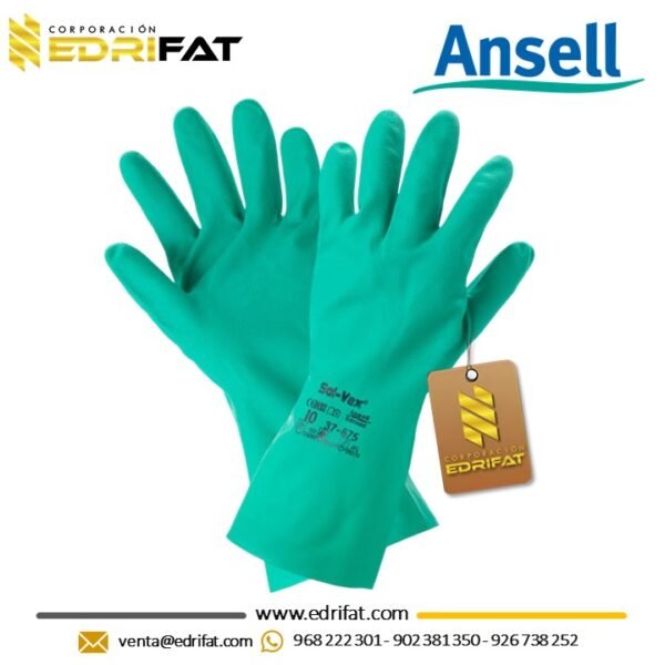 Guantes Nitrilo Solvex® 13” Ansell