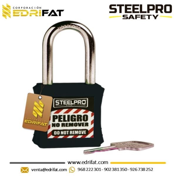 Candado de Seguridad Steelpro X10 Negro