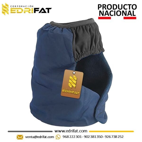 Cortaviento Acolchado con Polar azul