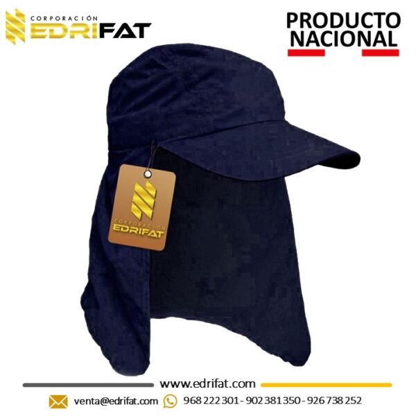Gorras Jockey con Tapasol Azul Nacional