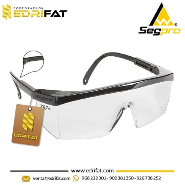 Lente de Seguridad SP100 AF Claro Segpro