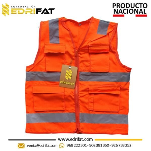 Chaleco Modelo H Drill Tecnologia Anaranjado