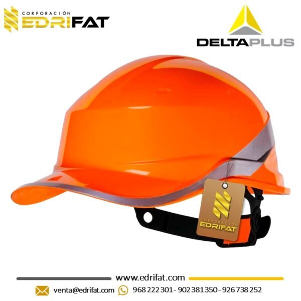 Casco Baseball Diamond V Anaranjado Deltaplus