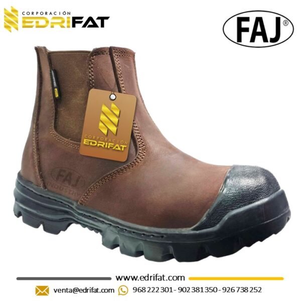 Botin Soldador Rino Marron P/Acero Faj