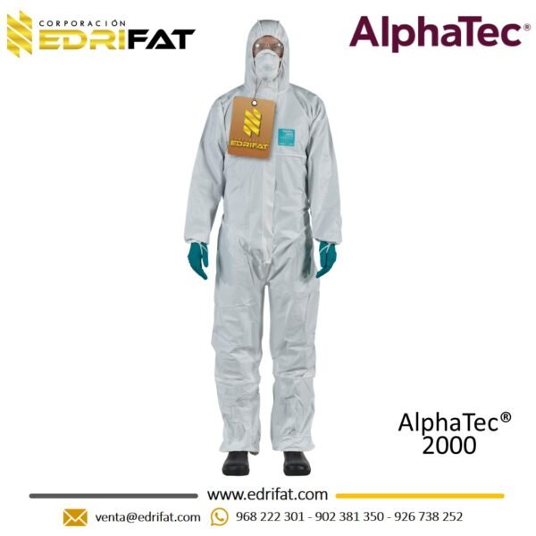Trajes descartables Alpha TEC 2000 Comfort Modelo 129
